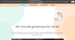 Desktop Screenshot of praxis-frauenaerzte.de
