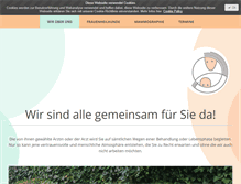 Tablet Screenshot of praxis-frauenaerzte.de